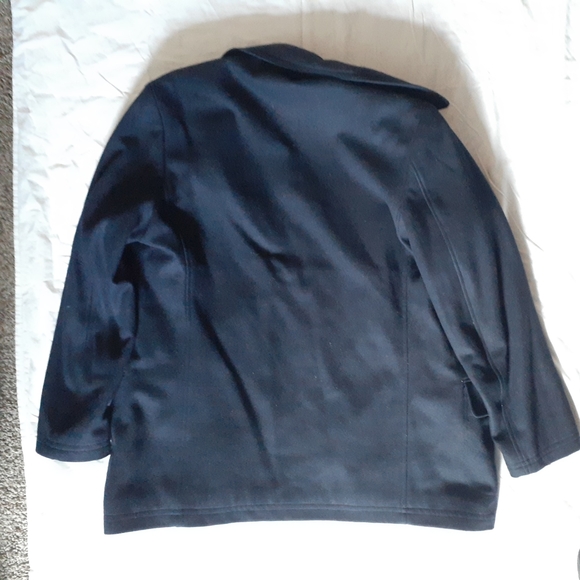 Ralph Lauren Navy Blue Wool Peacoat Size 42 - Picture 9 of 9